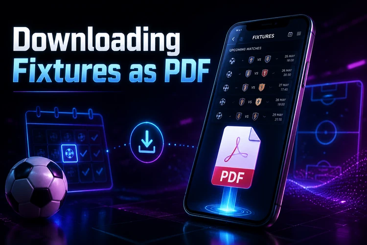 Downloading Fixtures as PDF